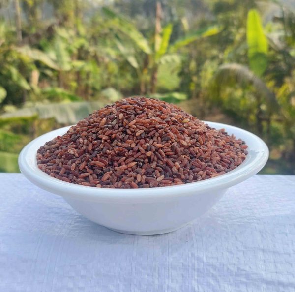 আউশ ফুল ফাইবার লাল চাল। ৫কেজি