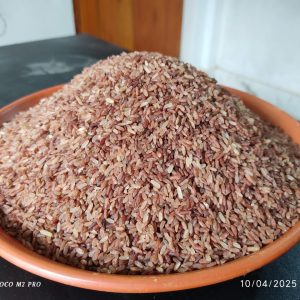 ঢেঁকি ছাটা গান্জিয়া ফুল ফাইবার  লাল চাল। ৫ কেজি