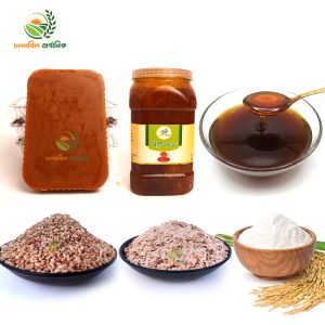 মিঠাই কম্বো ( ১ কেজি পাটালি + ১ কেজি দানাদার+ ১ কেজি ঝোলা গুড় + হাফ কেজি লাল মুড়ি + হাফ কেজি লাল চিড়া + ১ কেজি ঢেকিছাটা চাউলের গুঁড়ো)